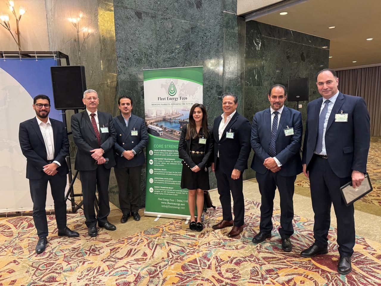 Fleet Energy FZCO team at CEBC transport forum